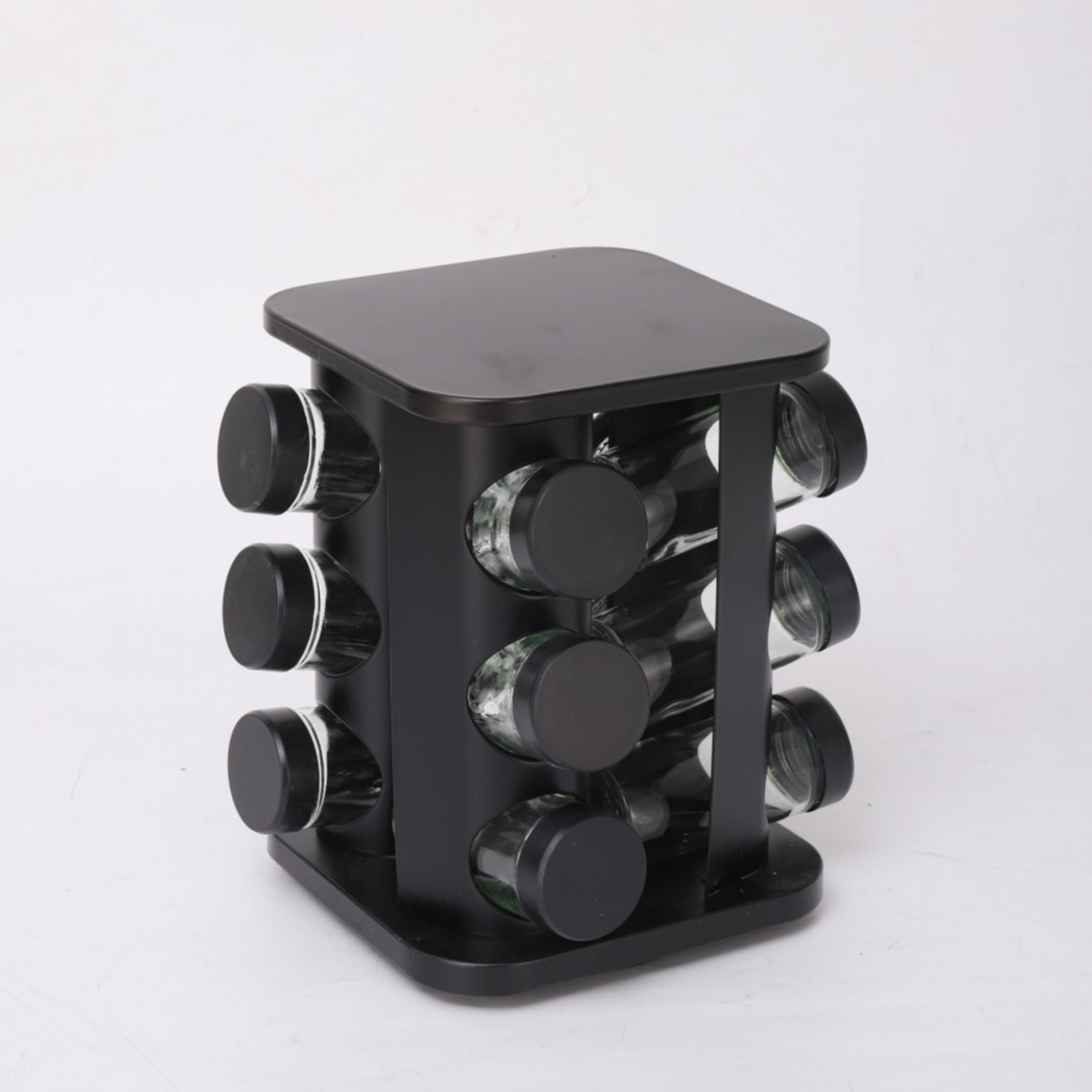 Carré noir 12 pots