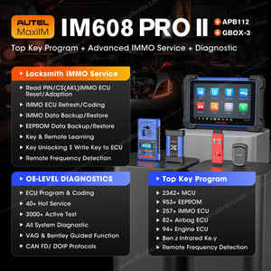 Autel tienda oficial Maxiim IM608PRO II herramienta de programador de llave de coche IMMO IKEY máquina de programación Altar Auto diagnóstico OBD2 escáner