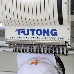 FT-CT1202H <strong>Computer</strong> Controlled High Speed Multifunction 2 Head Cap Flat T-shirt Embroidery Machine for Design Shop - Product Image 4