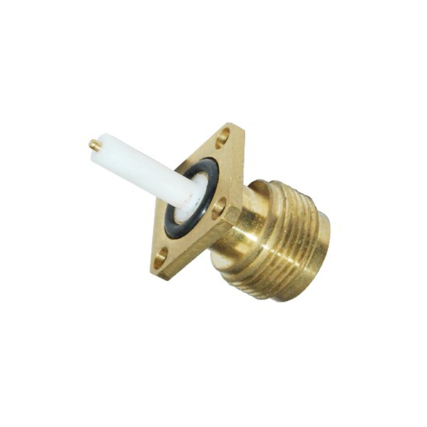 N Type Female Jack Str Solder Flange 50Ohm
