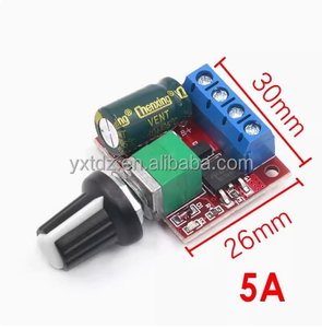 STOCK Mini-Controlador de Velocidad del Motor de CC, Interruptor de Módulo de 12V, 24V, PN35, Tablero de Ajuste de Control Regulador de Velocidad, 4,5 V-35V, 5A, 90W, PWM, V, 35 - Product Image 3