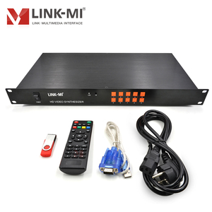Conmutador de matriz de vídeo HD 4x1 controlado por control remoto para SALA DE Control de conferencias Entrada VGA DVI CVBS RS232 TCP/IP Soporte 1080P