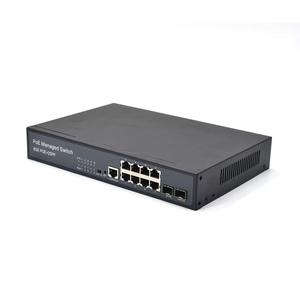8 Port PoE Gigabit yönetilen ağ anahtarı 2 SFP IPv4 IPv6 iş ağı çözümleri için 1 yıl garanti SNMP desteği - Product Image 3