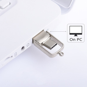 高速64g两用C型USB手机电脑u盘16G 32G 128G带8g容量新金属接口2.0 3.0 - Product Image 3
