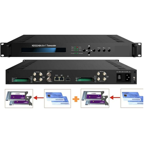 DVB-S CAM/CI復号化dvb-TビデオコンバーターH.264およびMPEG-2フォーマットビデオコンバーター用の8in1双方向トランスコーダー - Product Image 4