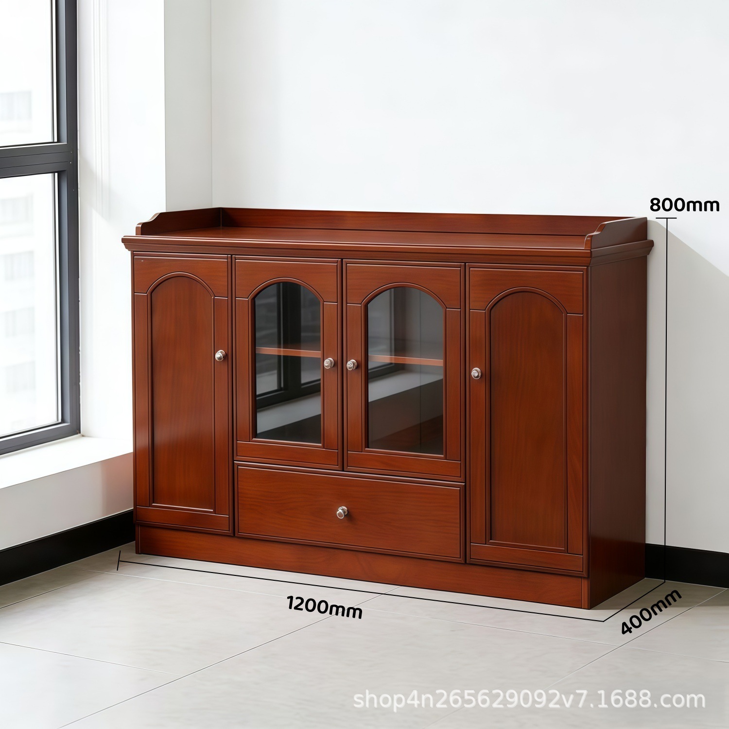 Model 1201 - Four-Door Tea Cabinet