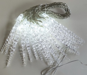 10M24L Low Voltage LED Ice Pick Light 8 <strong>Function</strong> Light <strong>String</strong> 16cm Stalactite Pendant Decorative Light <strong>String</strong> - Product Image 2