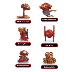 7合1多功能DIY电动机器人玩具陀螺套装陀螺玩具平衡陀螺迷你玩具 - Product Image 5