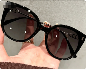 C5 tortoiseshell frame gradient gray, HD UV lenses