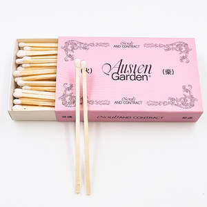 Adaptive Size Environmentally Friendly Long Safety <strong>Matches</strong> with Custom Red Matchhead Durable Wooden Rods Safe Color - Product Image 6