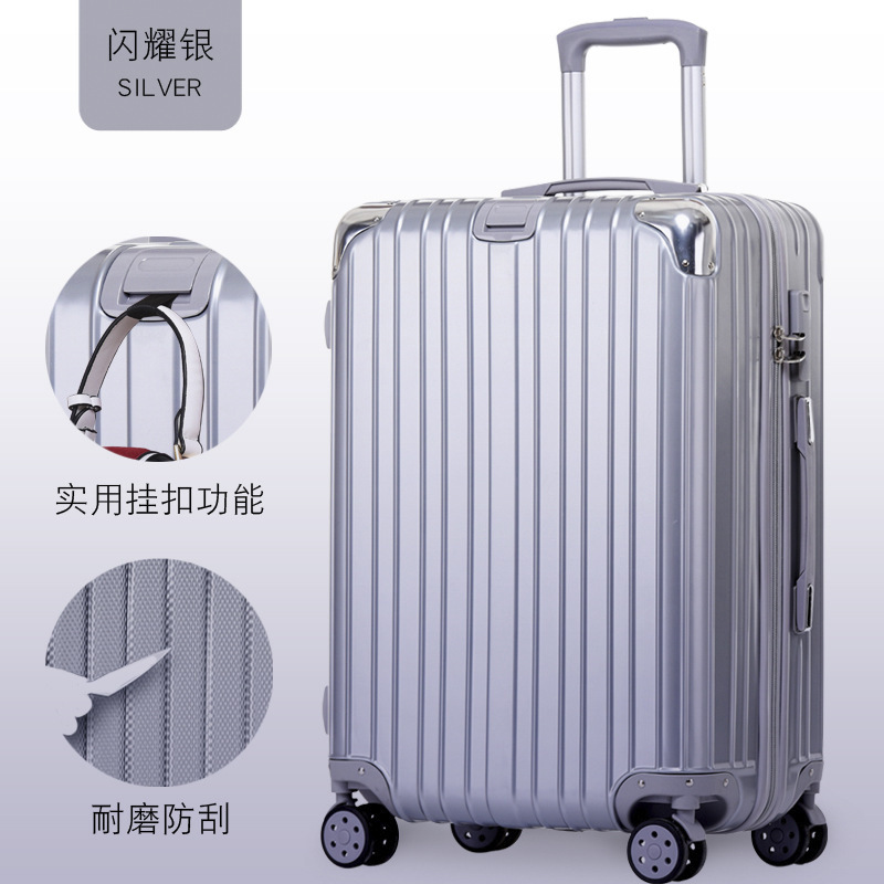 Shiny Silver 1602 Zipper Style