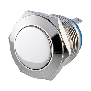 Blocco interruttore a pulsante DPDT e Non blocco antincendio Mini interruttore a pulsante Micro pulsante di alta qualità 2pin 19mm 48VDC - Product Image 6