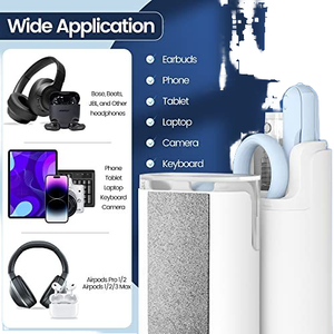 7 in 1 Electronics <strong>Cleaning</strong> Kit Microfiber <strong>Screen</strong> <strong>Computer</strong> Laptop Earphone <strong>Keyboard</strong> Brush Cleaner Set - Product Image 5