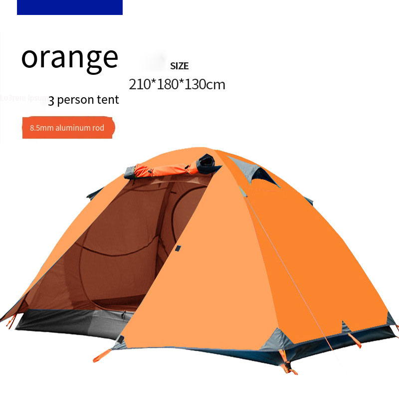 Orange- 3 personnes (210*180*130cm)