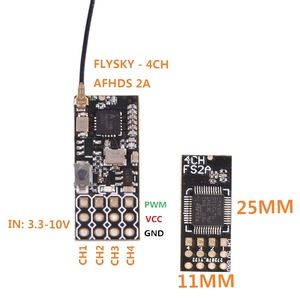 Ricevitore FS2A-4CH ad alte prestazioni PWM 4 canali per telecomando ad ala fissa - Product Image 3