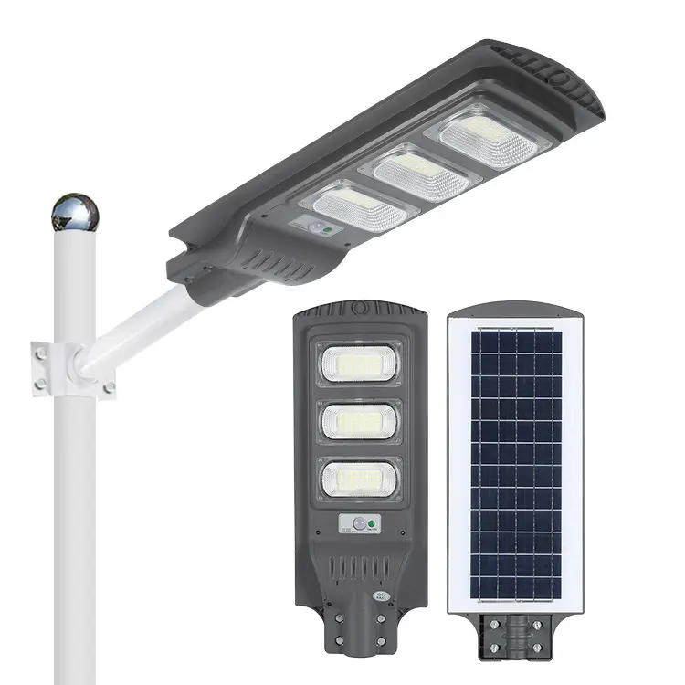 Bopu All In One Exterior Lampadaire Solaire Todas Potência Focos Solares Rua Luz Solar