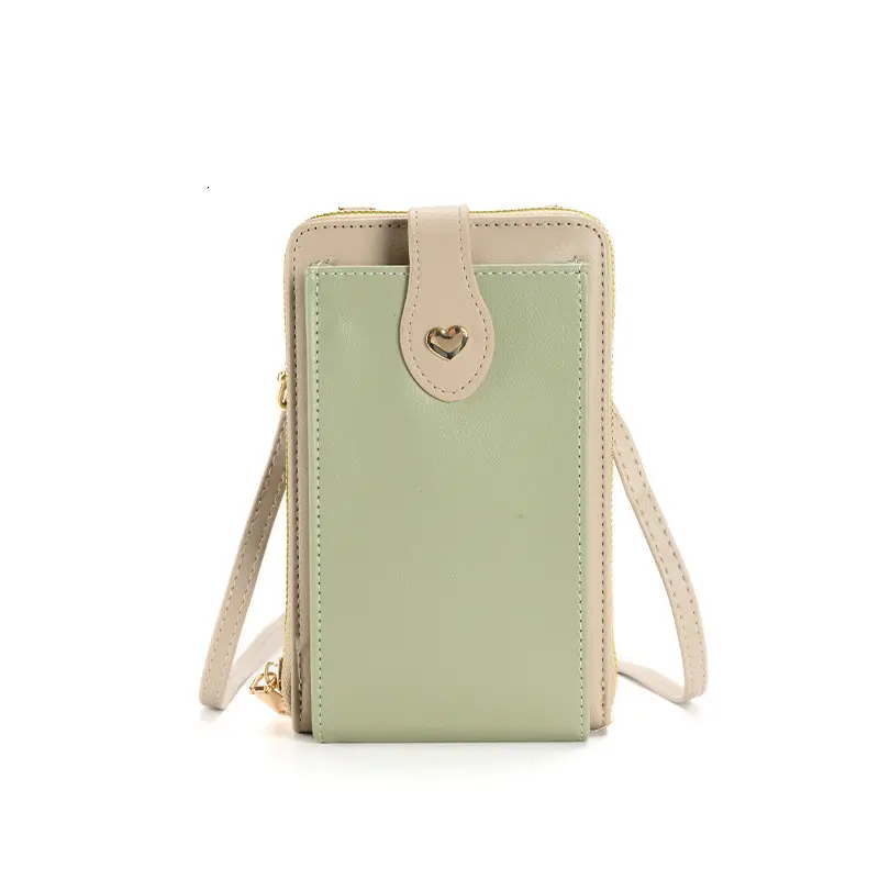 Kadınlar için yeni moda bayanlar küçük çapraz postacı çantası omuzdan askili çanta telefon cüzdan Mini PU deri kartlık kadın çanta