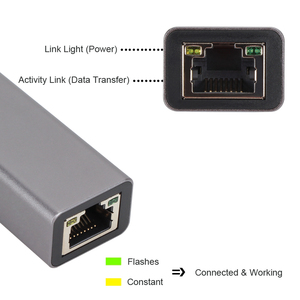 Stokta USB tip C Gigabit Ethernet adaptörü RLT çip Windows için 1000Mbps RJ45 USB3.1 ağ kartı - Product Image 3