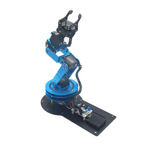 LeArm Unmontierter mechanischer 6DOF-Roboterarm mit 6PCS Digital Servo und PS2-Griffsteuerung