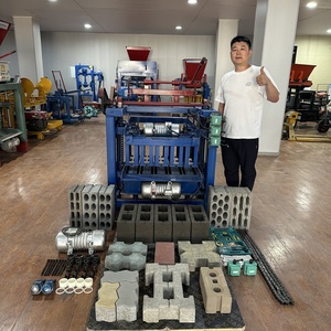 Maquinaria de fabricación de ladrillos de pavimentación hueca semiautomática Máquina formadora de bloques de hormigón de cemento multifuncional - Product Image 5