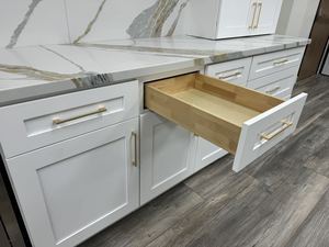 越南全套白色RTA厨房餐具室橱柜套装