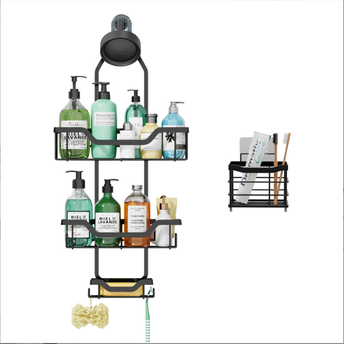 Avec le support de brosse à dents