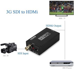 迷你高清3G SDI至HDMI转换器适配器显示在HDMI显示器上 - Product Image 5