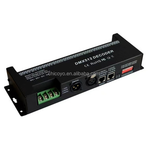 DMX512 декодер DC12-24V высокой мощности 3CH RGB 4CH RGBW 8CH 24CH 30-канальный светодиодный контроллер освещения DMX декодер - Product Image 4