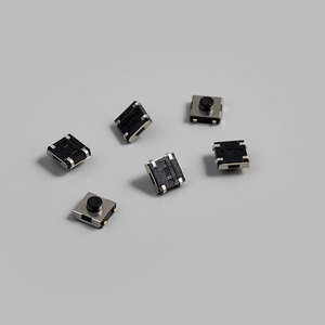 HUANO Mini düğme anahtarı dört Pin yama yuvarlak kafa 12V Max. Gerilim inceliğini basmalı düğme anahtarı - Product Image 3