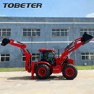 Máy xúc đào mini đa năng JCB động cơ Diesel CE Epa mới, máy đào nông nghiệp, máy xúc đào bánh lốp 4x4 - Product Image 4