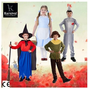 Odm כולו מכירה אשף של charecrow הילד halloween תלבושות אגדה קוספליי עבור ביצועים המפלגה כולל העליון ומכנסיים