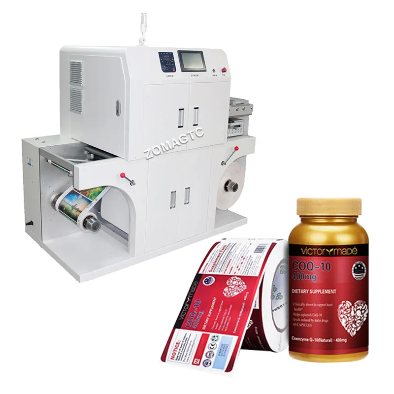 Stampante automatica Laser digitale di colore etichetta adesiva DTG Roll To Roll stampante di etichette adesive macchina da stampa digitale