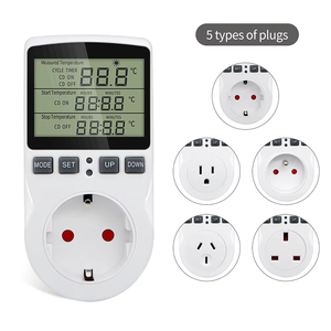 European Intelligent Digital LCD <strong>Display</strong> Multi-Function Temperature <strong>Controller</strong> Electrical <strong>Timer</strong> Switch