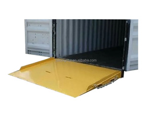 Rampas de carga móviles de servicio pesado de 8 toneladas Rampa de acceso para montacargas para equipo de manejo de materiales de muelle de contenedores