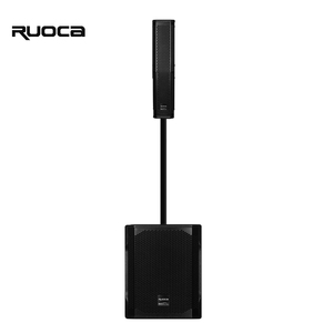 RUOCA 12 pollici Subwoofer attivo e Sound Box colonna Audio altoparlante per colonna del palco Karaoke altoparlante Line Array Set di altoparlanti - Product Image 1