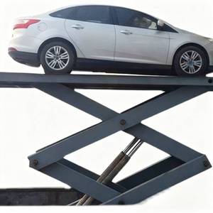 Thủy lực xoay 60 xoay Lift đứng Scissor sân khấu địa hình cho xe điện-360 tự động xoay Nâng Nền tảng - Product Image 4