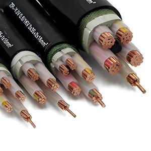 35mm銅アルミニウム鋼線/テープ3/4/5コアYJV YJV22 PVC/XLPE装甲地下電源ケーブル電気ワイヤー電源ケーブル