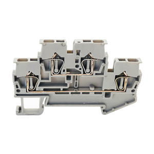 STTB-1.5 Upper and Lower <strong>Double</strong>-<strong>layer</strong> <strong>Terminal</strong> <strong>Blocks</strong>, Two in and Two Out <strong>Spring</strong> Self-locking In-line Rail <strong>Terminal</strong> <strong>Blocks</strong> - Product Image 2