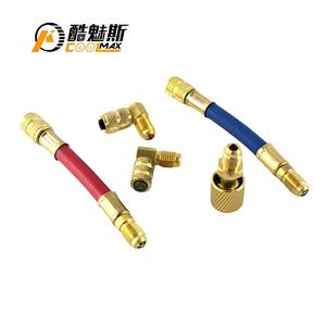 House Hold Hvac Ar Condicionado & Geladeira Carregamento De Flúor Adaptador De Acoplador Rápido Refrigeração Converter Conector Com Mangueira