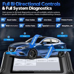Auto diagnose tool mit bidirektion aler Steuerung und 42 zurücksetzen Schlüssel programmierung DOIP CANFD Topology Vollsystem-ECU-Codierung leser - Product Image 6
