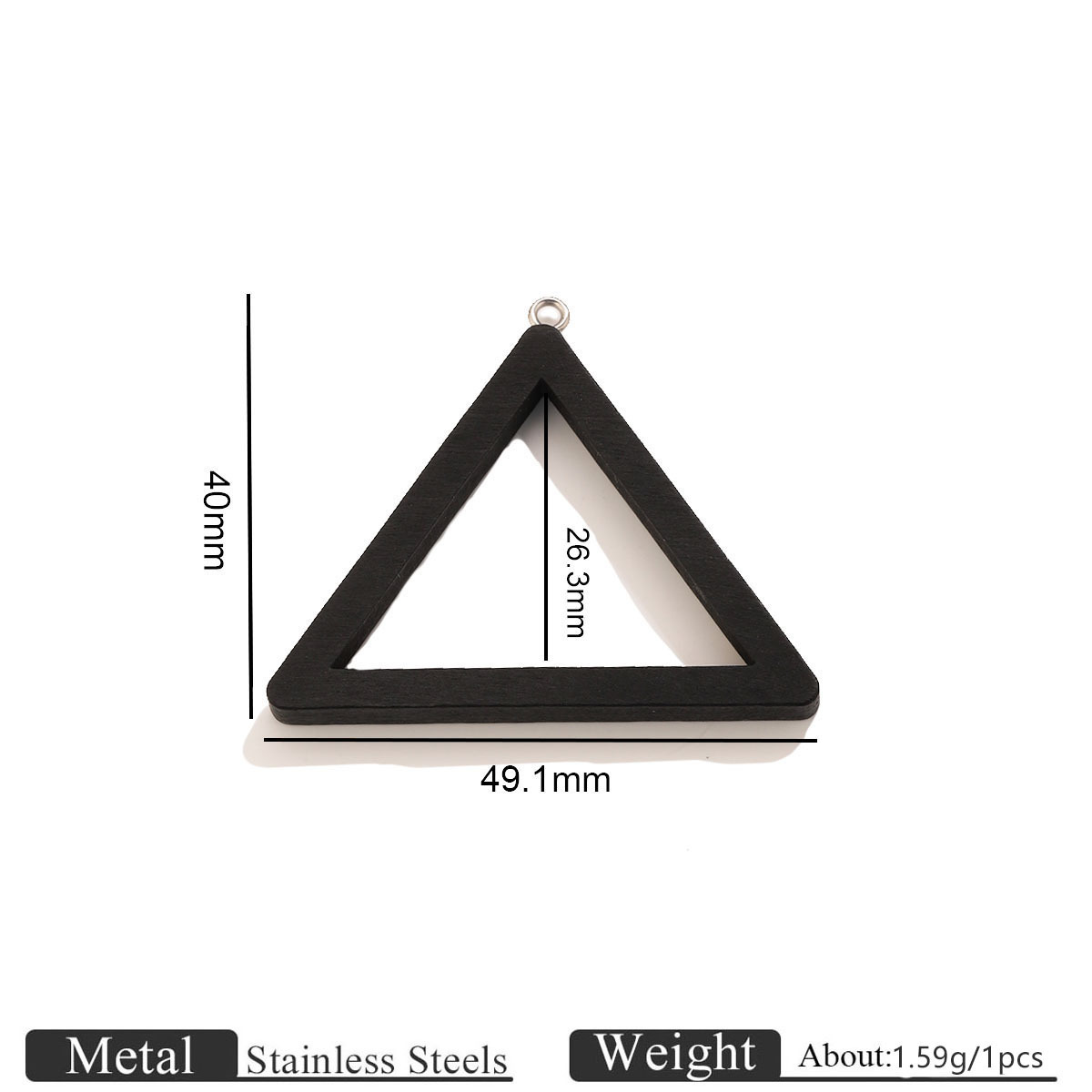 Large triangle black