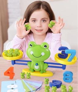 Early Childhood Education Mathematics Puzzle Toy Intelligence Development Baby Cognitive Logic Thinking Training Frog Scale