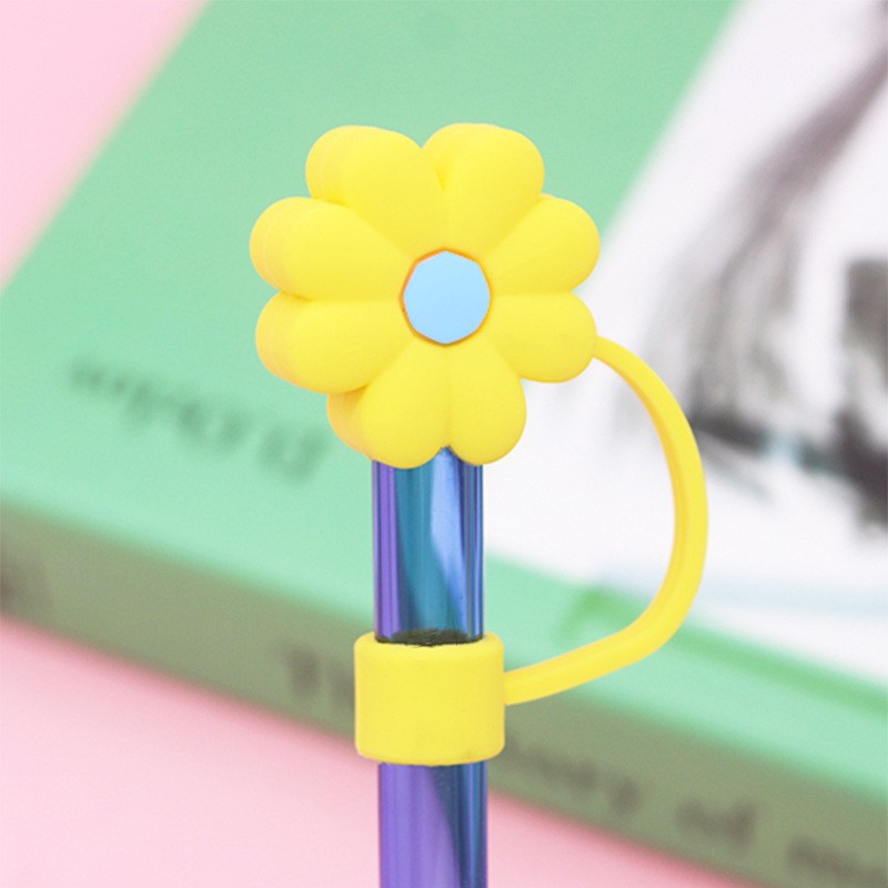 Crisantemo grande amarillo y azul 10mm