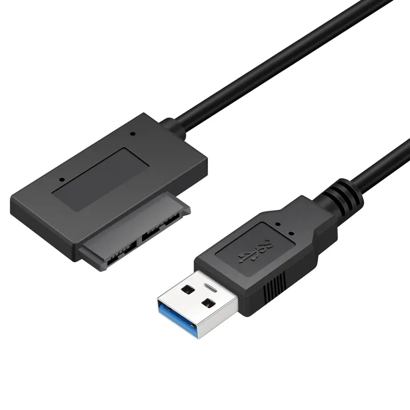 USB3.0 на мини Sata II 7 + 6 13Pin адаптер конвертер кабель для ноутбука CD/DVD ROM Slimline привод