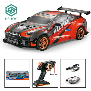 HS 2.4G yüksek hızlı sürüklenme yarış hobi radyo kontrol PVC paletli 1/10 ölçekli modeller RC spor araba USB - Product Image 3