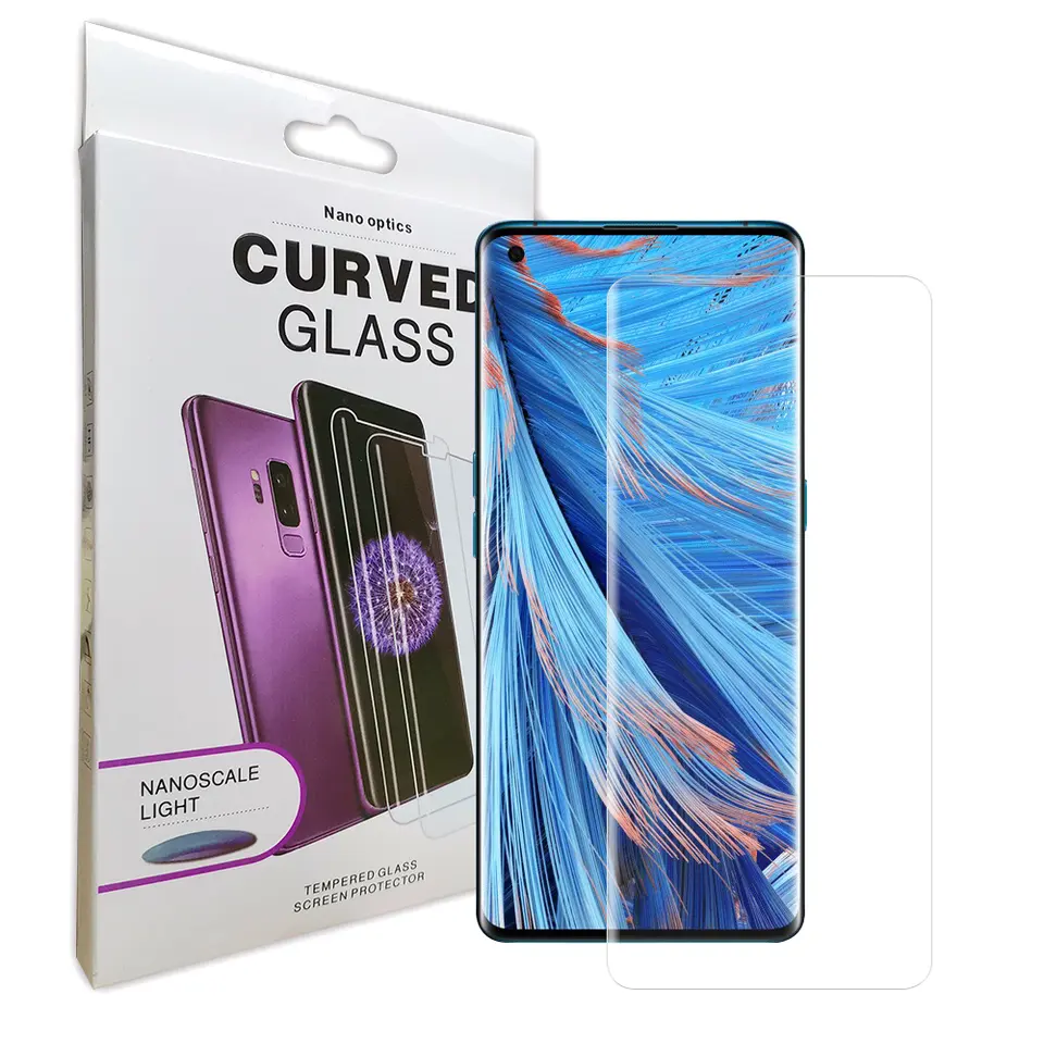 UV Vloeibare Lijm Gehard Glas Voor Oneplus 8 9 10 7 7T Pro 5 5T 6T 8T Een Plus Nord N10 N100 Beschermende Film Schermbeschermer