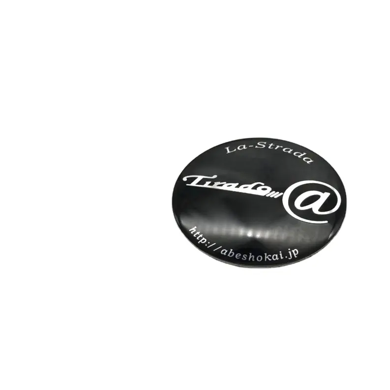 Plaque personnalisable en acier inoxydable avec Logo, nom, en métal gravé au Laser, pour votre marque