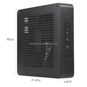 ミニITXデスクトップコンピュータIntel/AMD CPUアルミシャーシ (TA45) 12V DCミニITX PC - Product Image 2