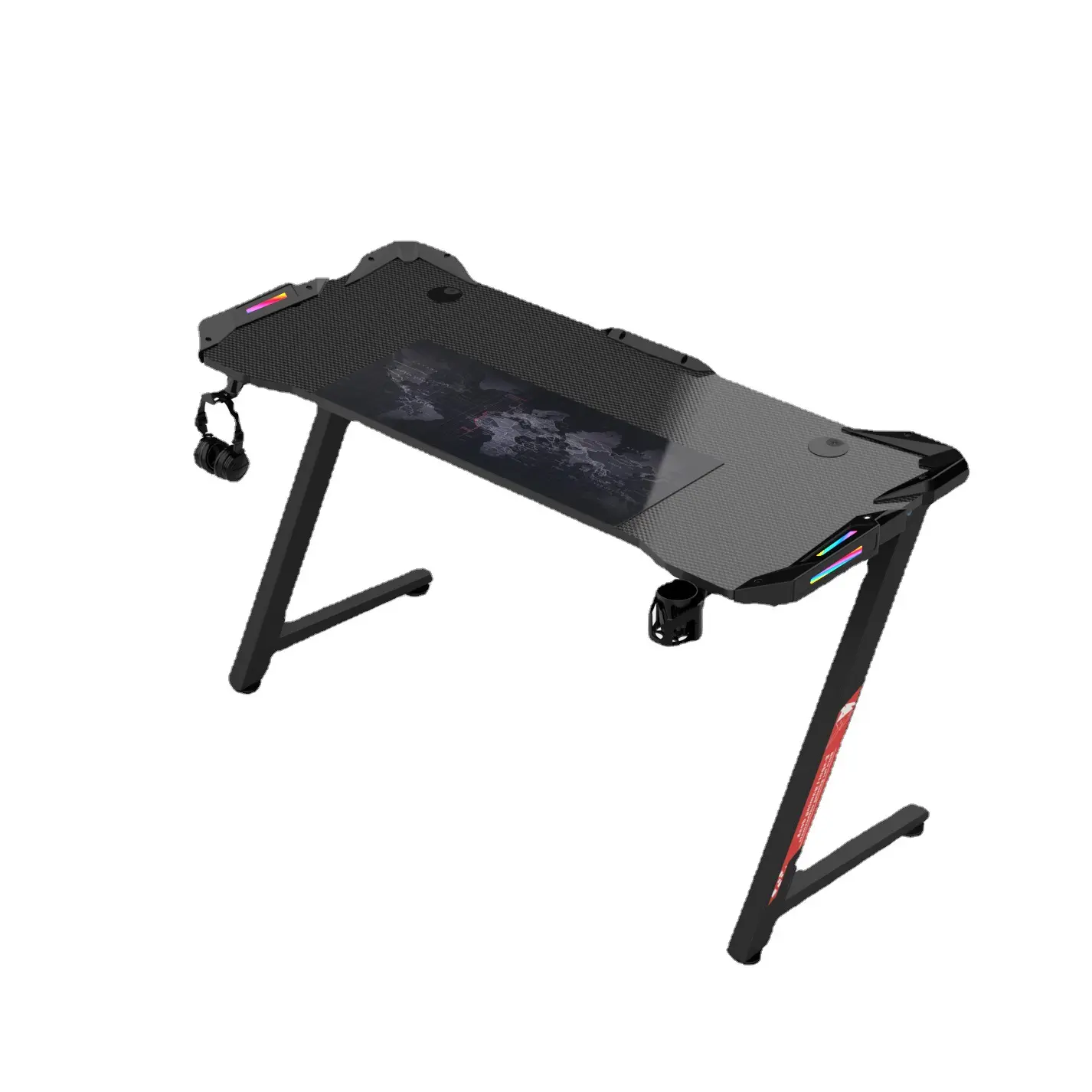 Conjunto de mesa e cadeira para jogos e-sports mesa e-sports competitiva mesa de computador mesa de casa um