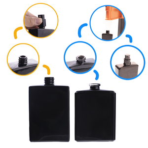 Köln parfüm için özelleştirilmiş 30ml 50ml 100ml dişli şişe ağızları ambalaj kutusu renk ile kare özel Logo eşleşen - Product Image 5